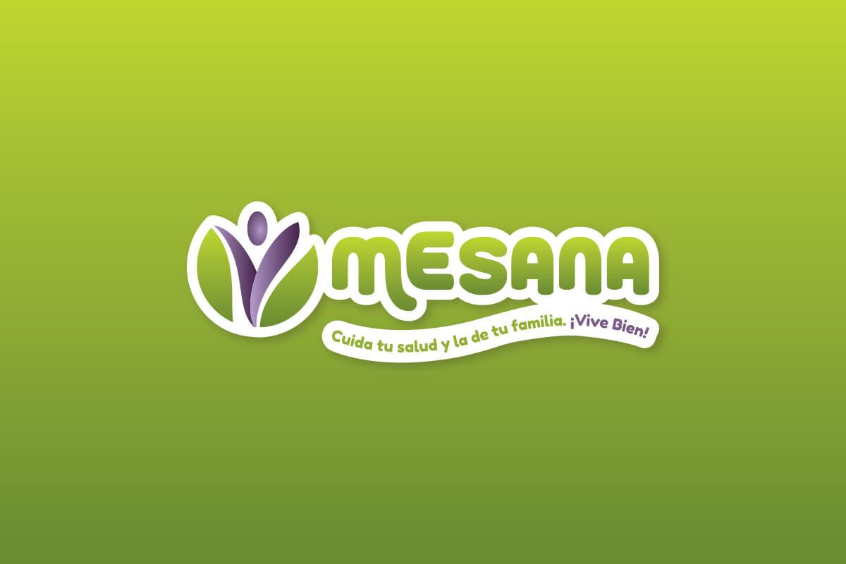 Mesana: Diseño de logotipo (versión con borde)